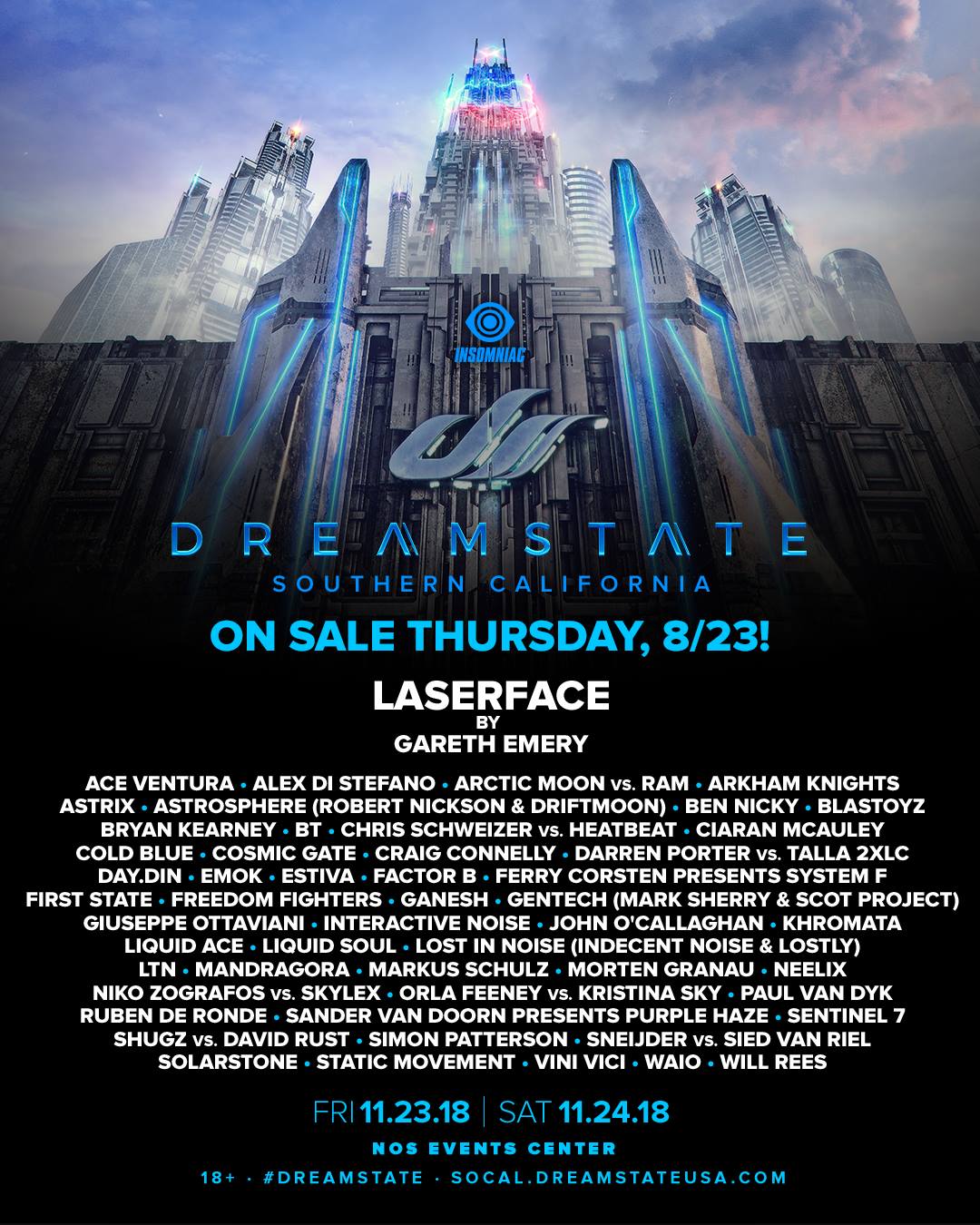 Dreamstate SoCal 2018 Lineup