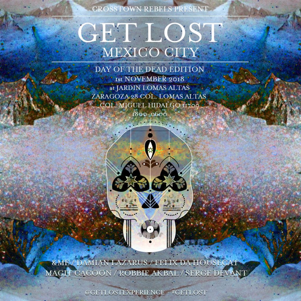Get Lost Day Of the Dead 2018 Flyer