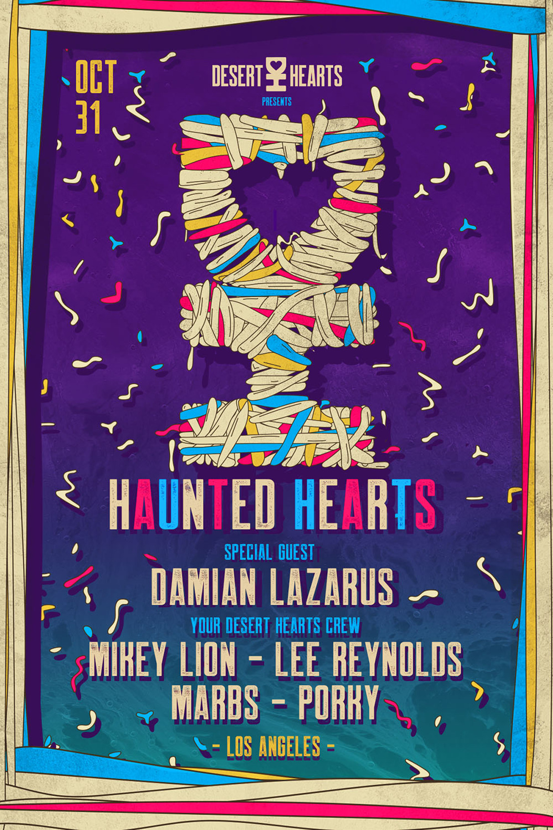 Haunted Hearts 2018 Lineup Flyer
