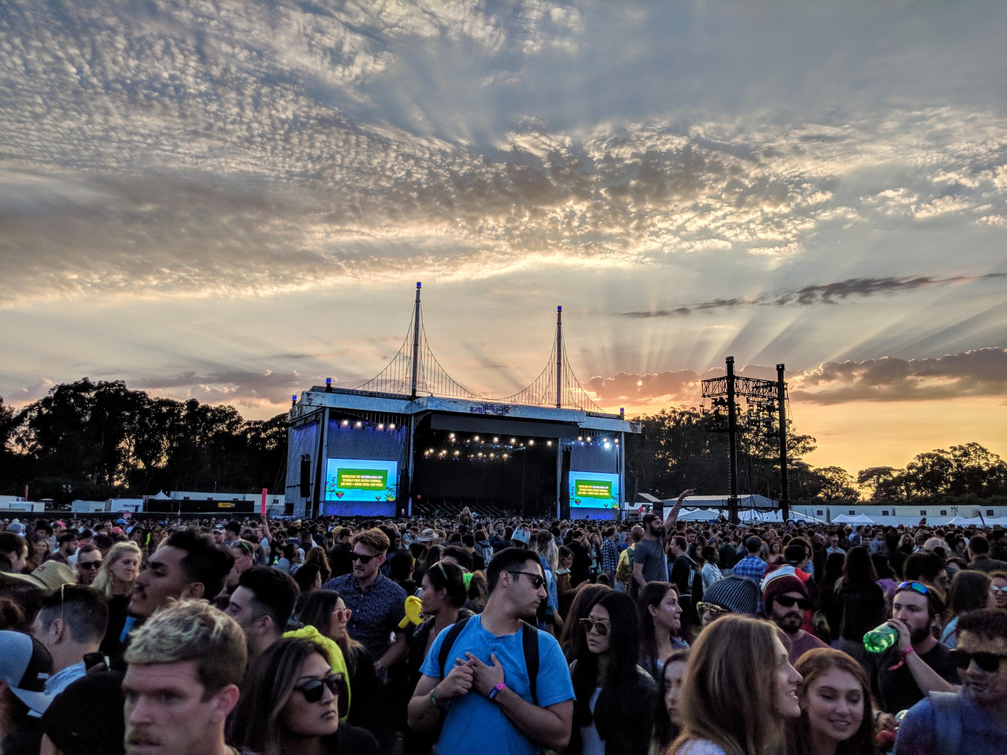 ODESZA Sunset Outside Lands 2018