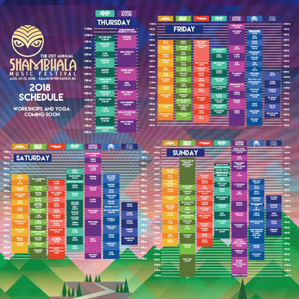 Shambhala 2018 Set Times, Festival Map, and More! EDM Identity