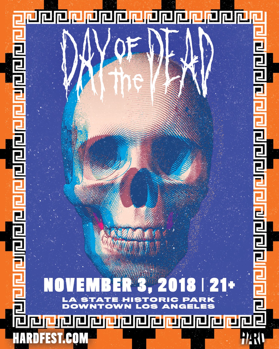 HARD Day of the Dead Event Flier 2018