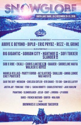 SnowGlobe Music Festival Announces Massive 2018 Lineup | EDM Identity