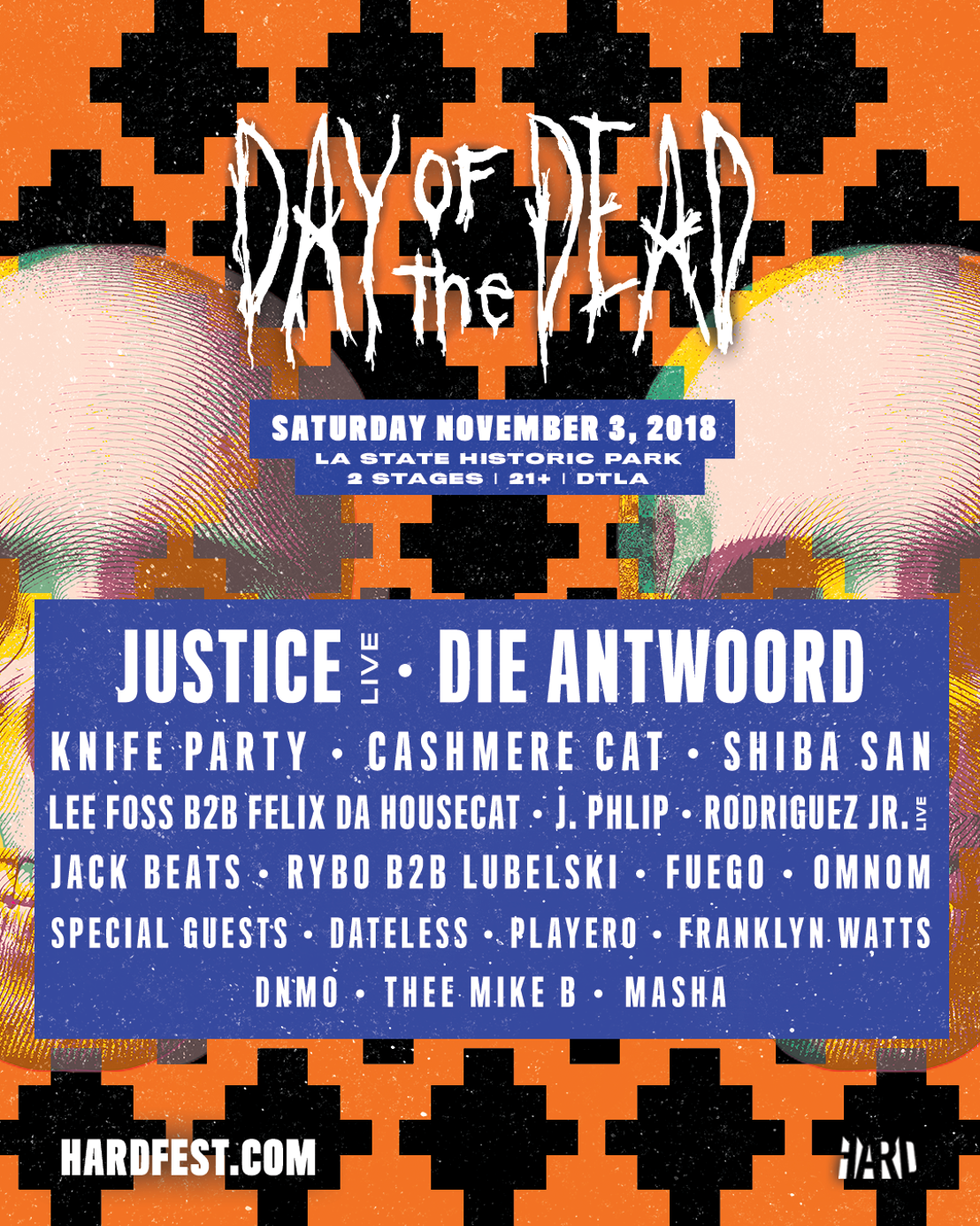 HARD Day of the Dead 2018 Lineup