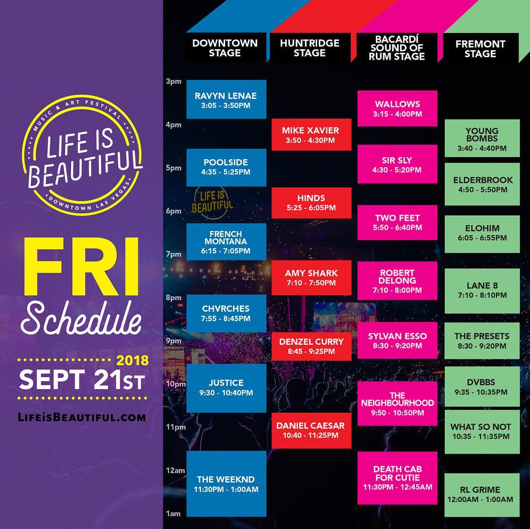 Life is Beautiful 2018 Set Times, Essential Info, & More! EDM Identity