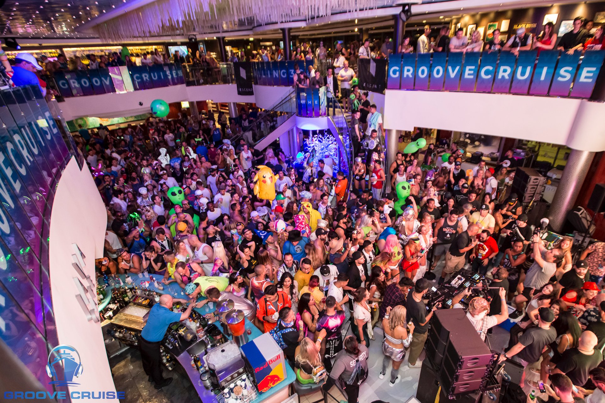 Groove Cruise Cabo 2018 Atrium