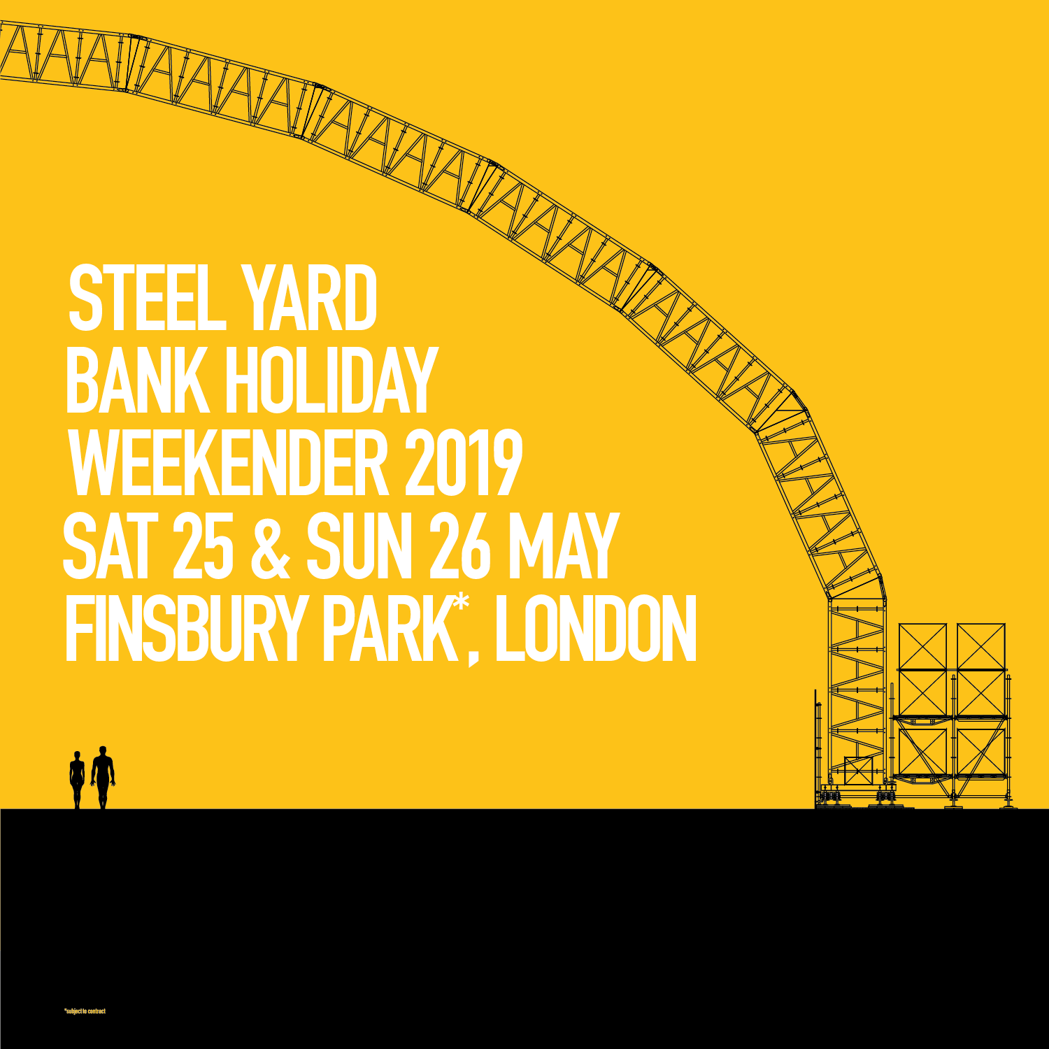 Creamfields Presents Steel Yard London 2019 Flyer