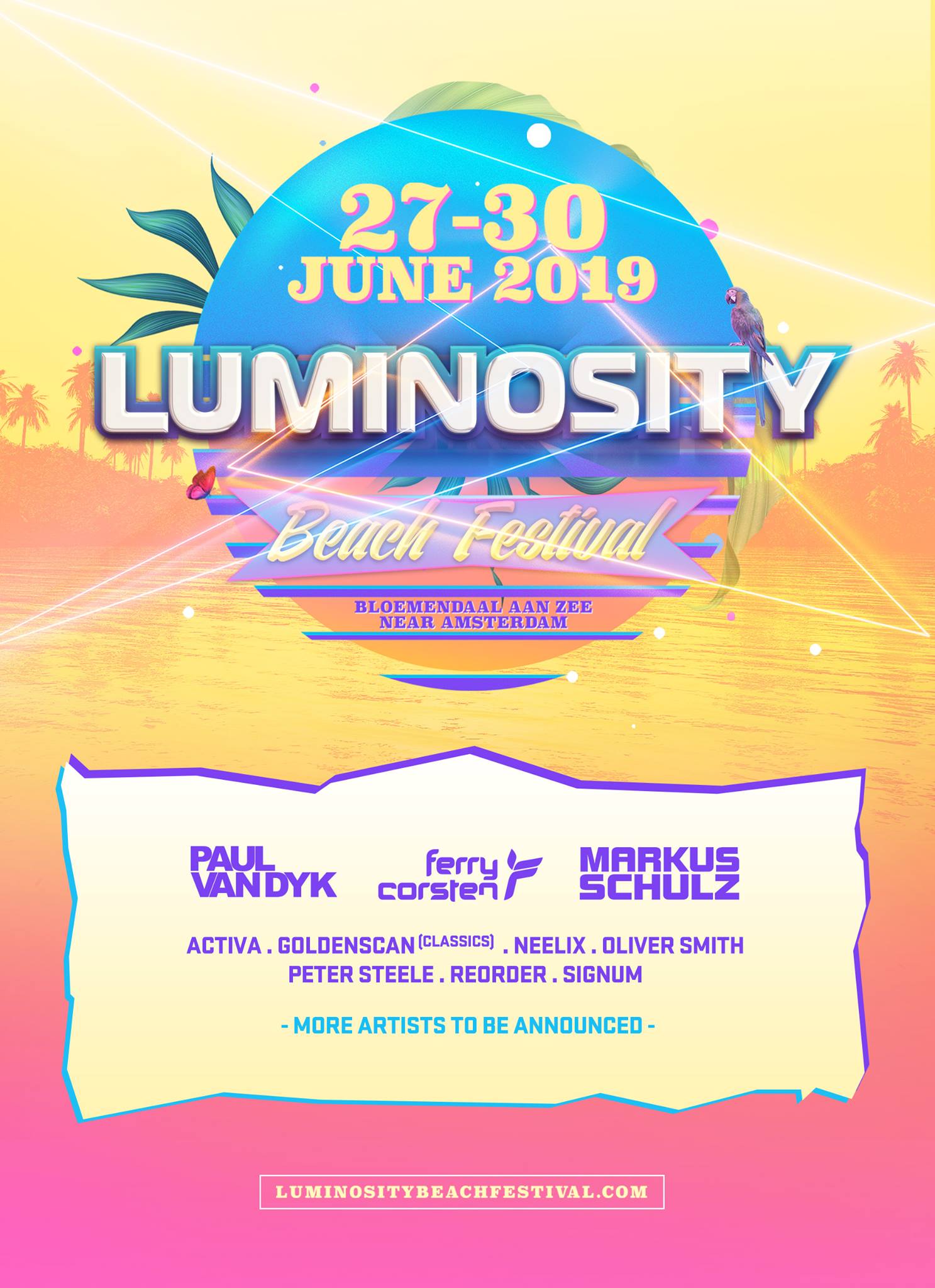 Luminosity Beach Festival 2019 Phase 1 Lineup