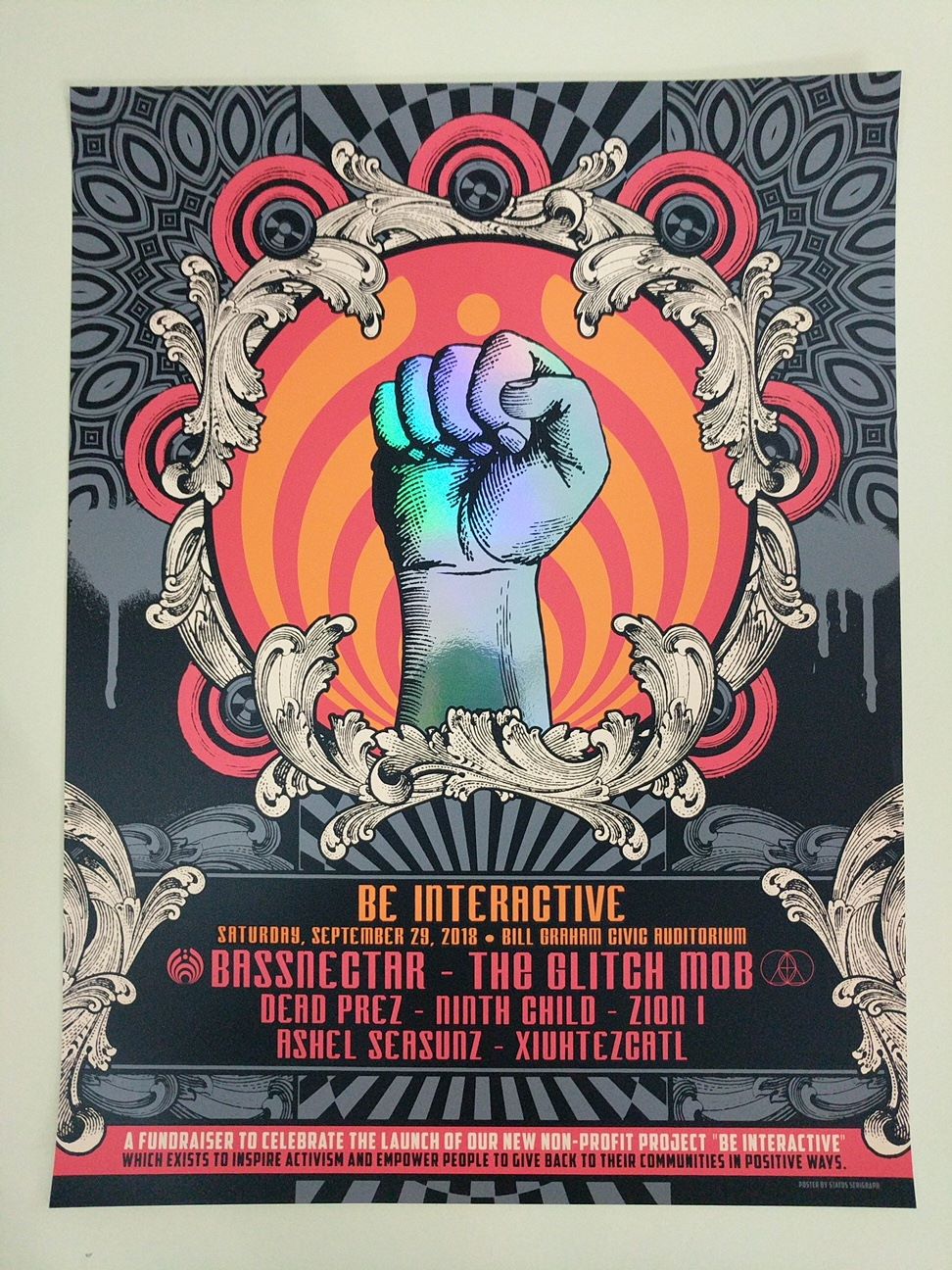 Bassnectar Be Interactive Poster