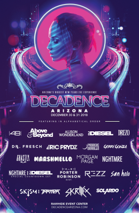 Decadence AZ Adds More Artists to Booming 2018 Lineup | EDM Identity