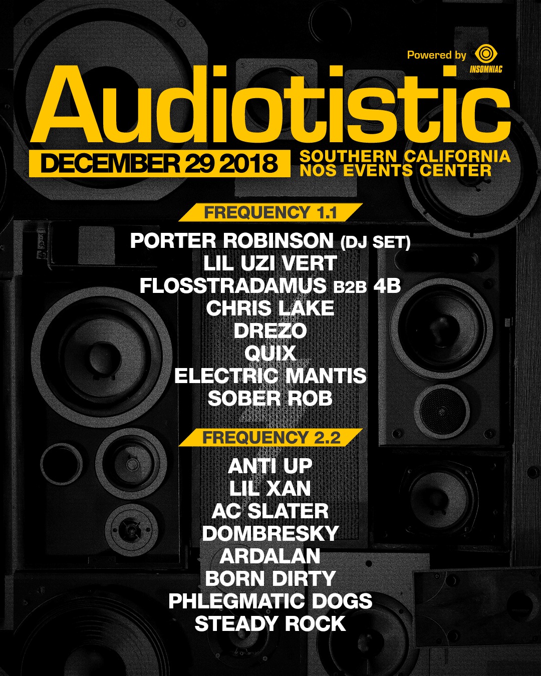 Audiotistic SoCal 2018 Lineup