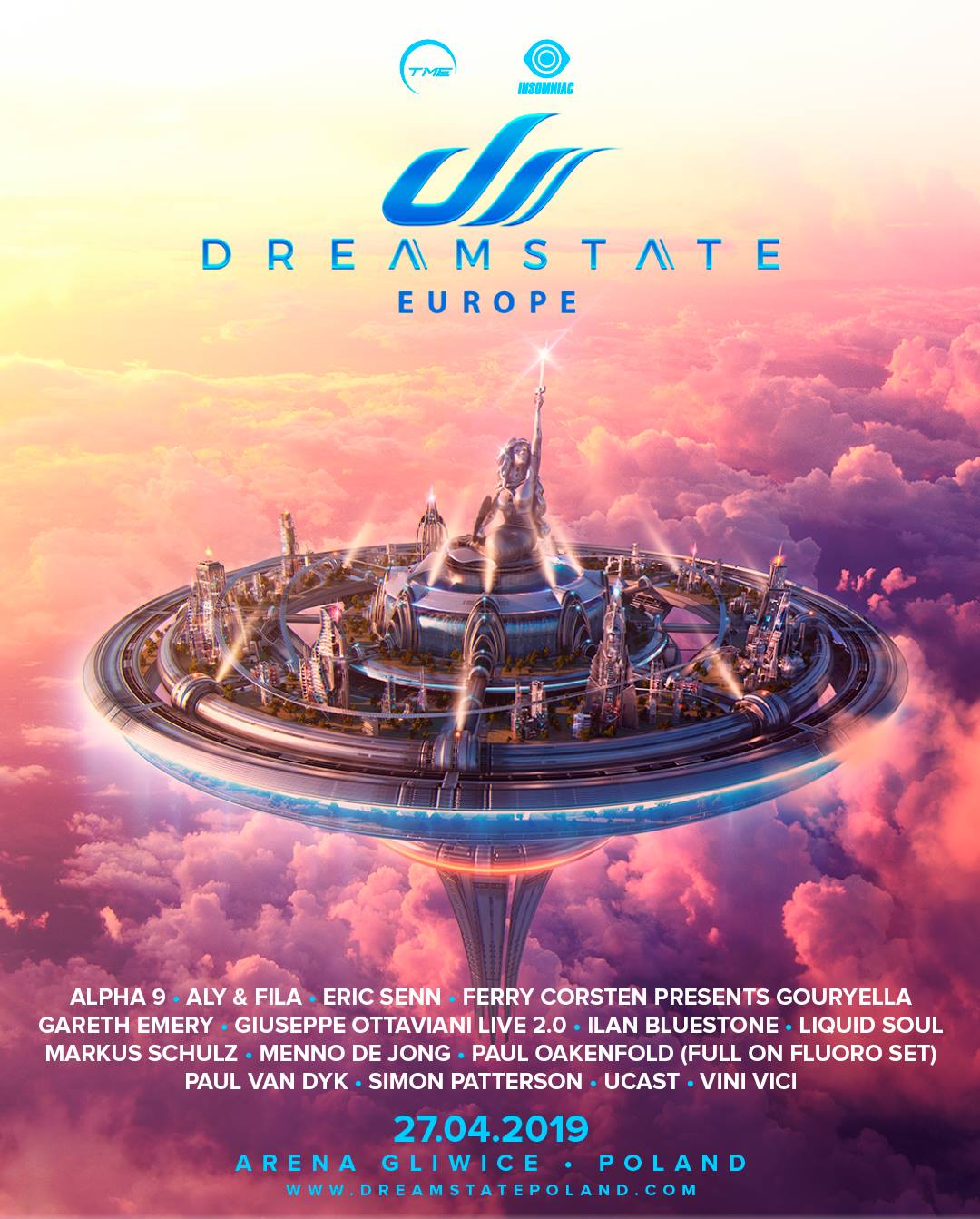 Dreamstate Europe 2019 Lineup