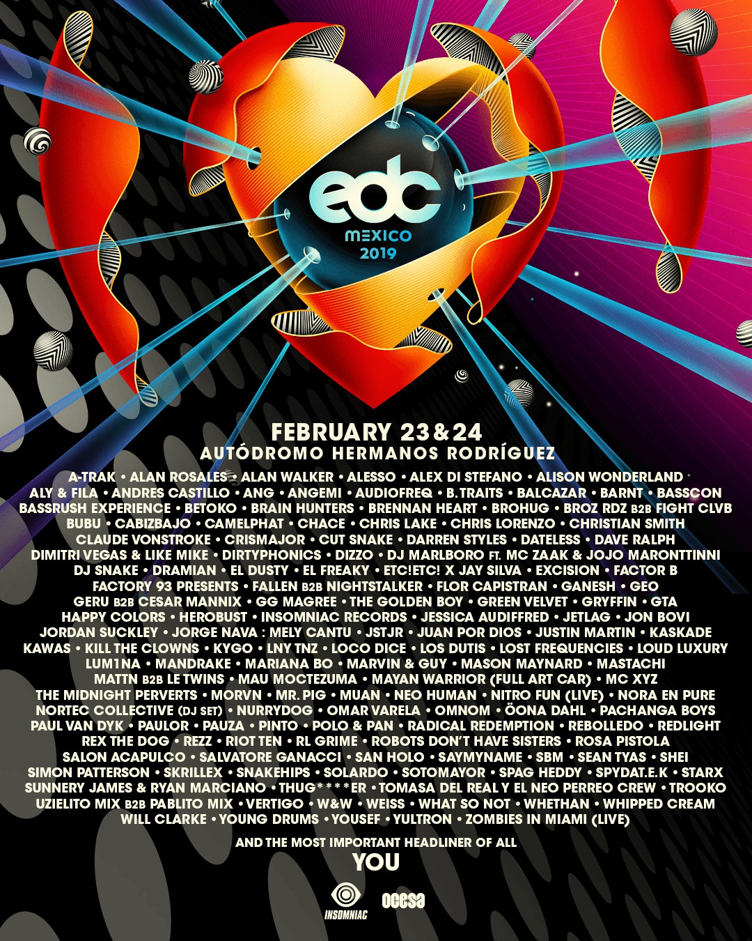 EDC Mexico 2019 Lineup