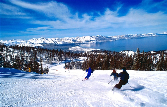 SnowGlobe Lake Tahoe skiing