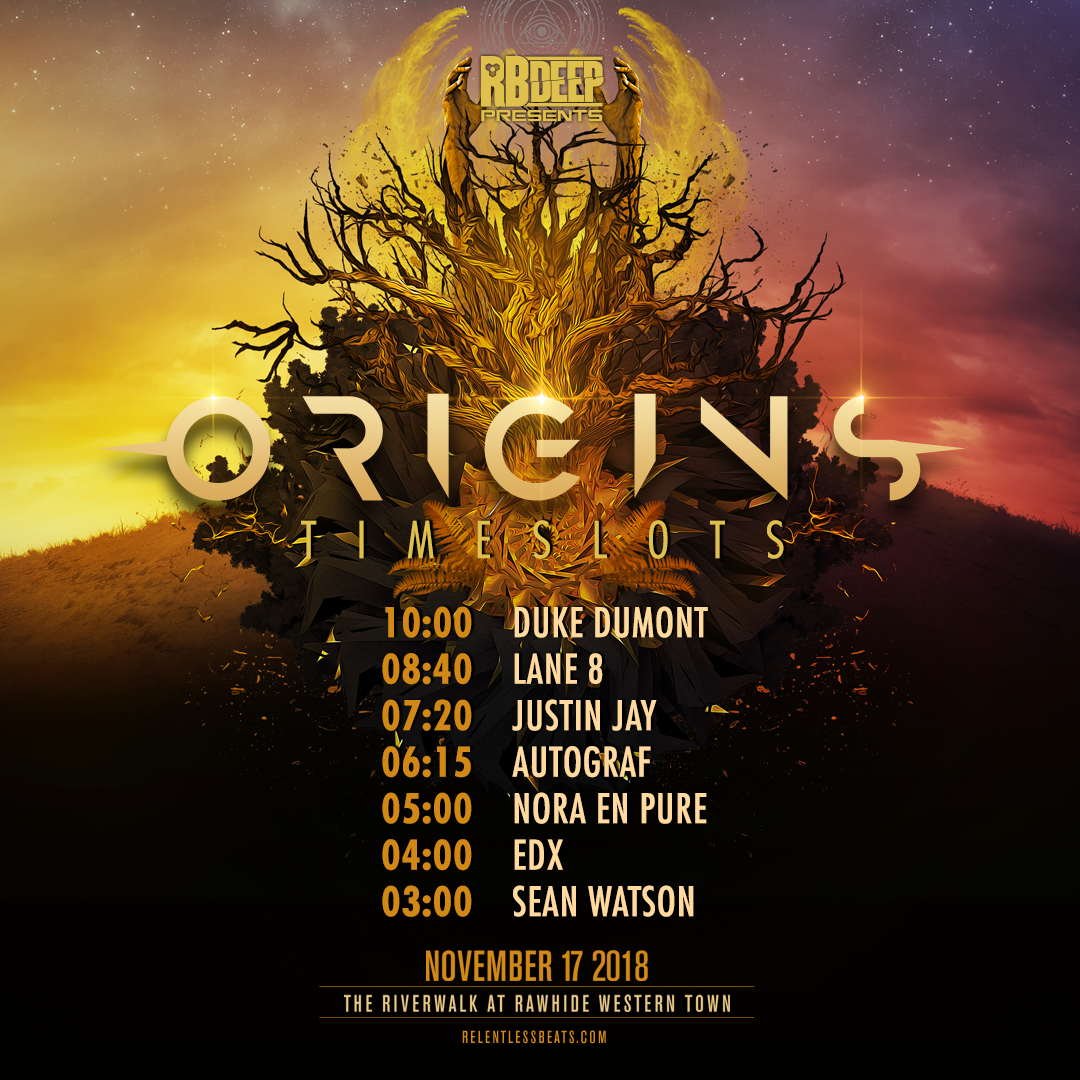 Origins Set Times