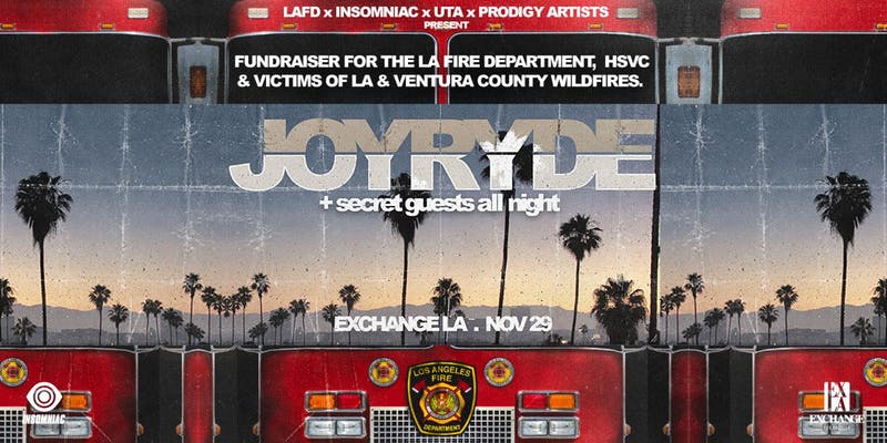 JOYRYDE & Friends benefit show