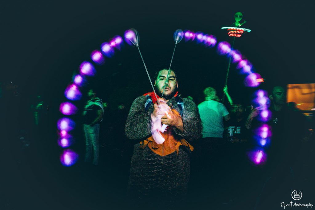 Dreamstate 2018 - LED Poi - Gucci Photography