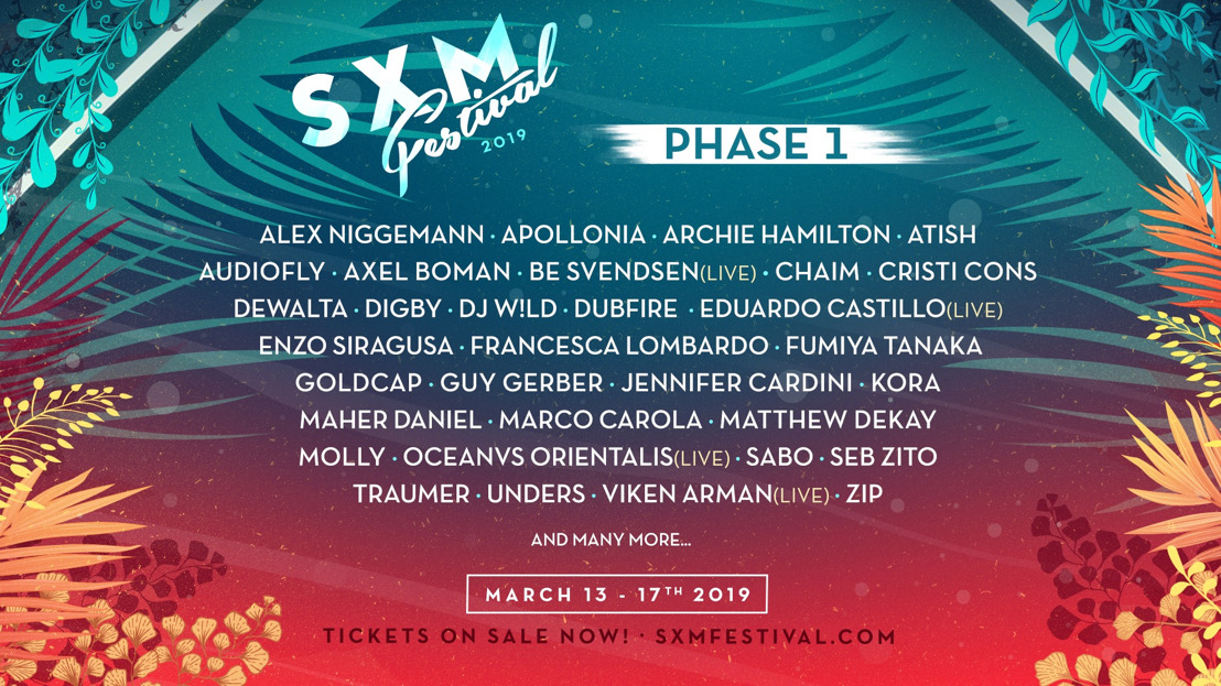 SXM Festival 2019 Phase 1 Lineup