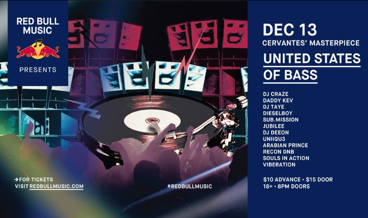 Red Bull Radio United States of Bass Denver Lineup
