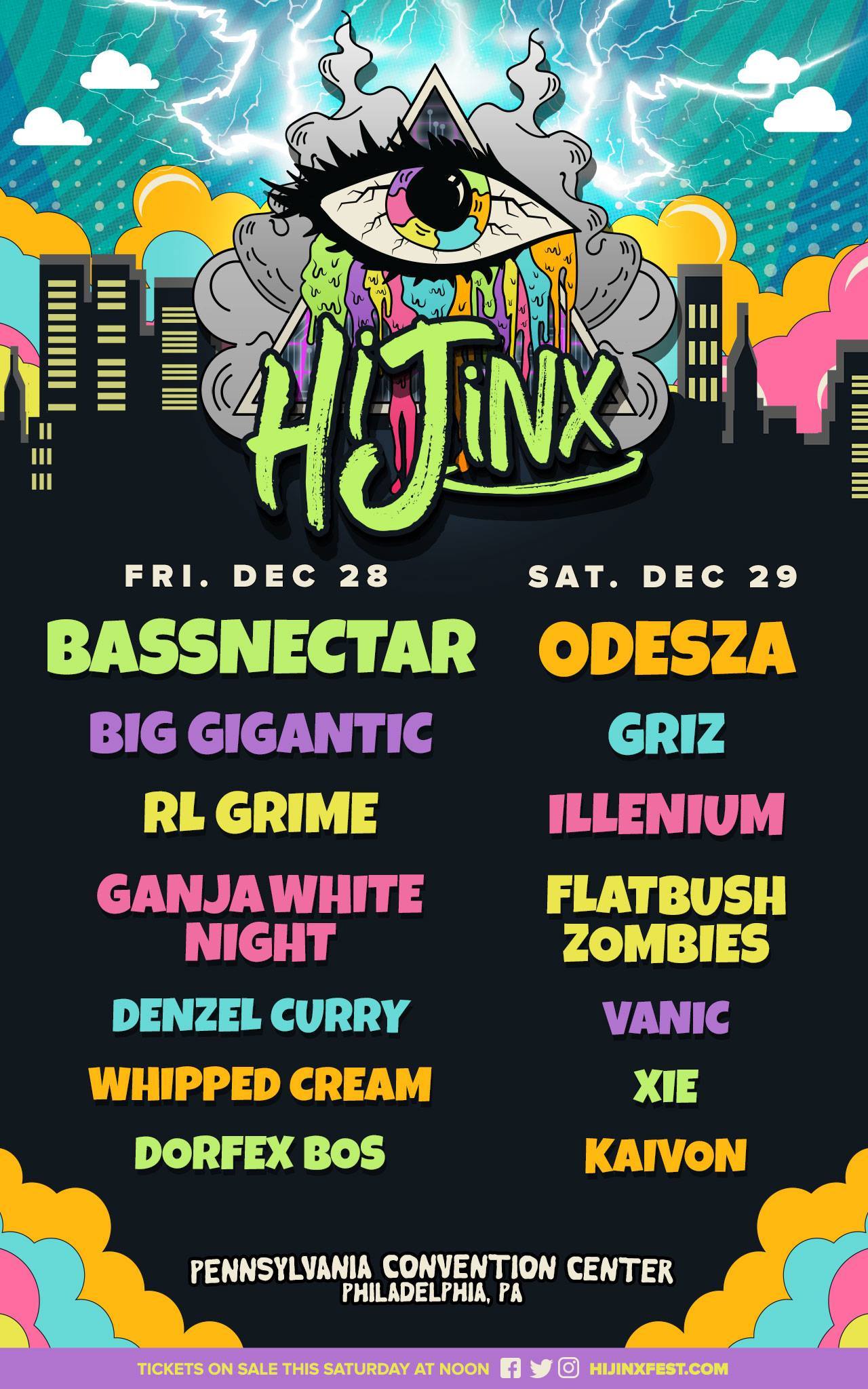 hijinx 2018 lineup