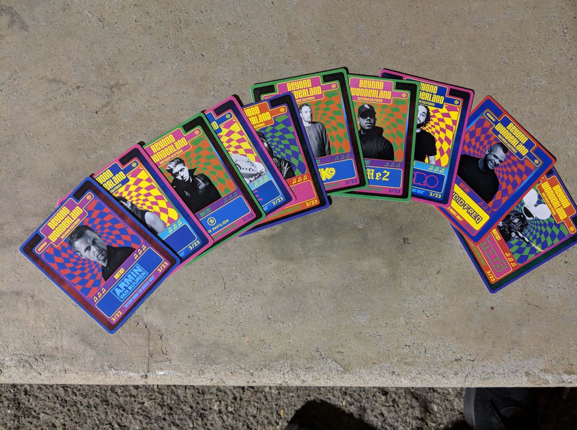 Beyond Wonderland SoCal 2019 Beyond Cards