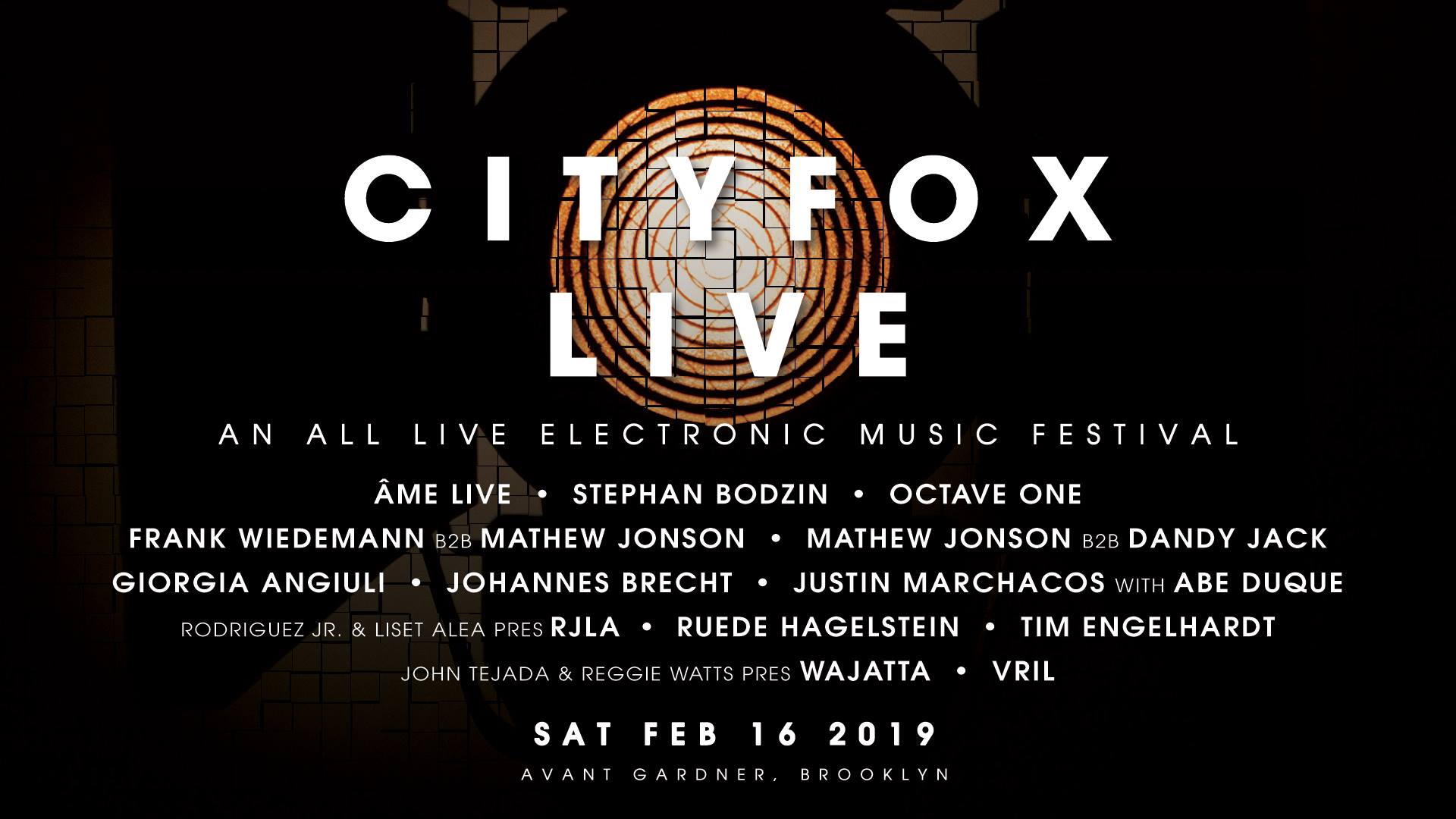 Cityfox LIVE Festival 2019 Lineup
