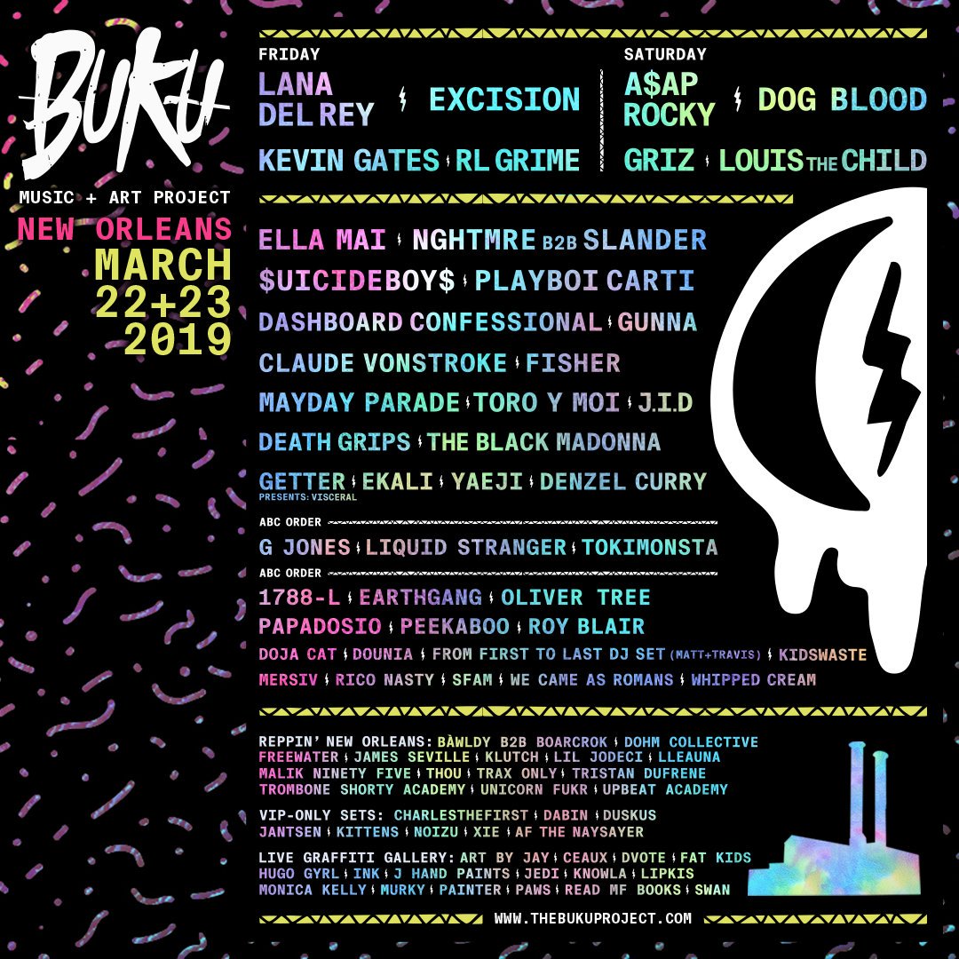 BUKU 2019 Returns with Diverse Lineup Including Lana Del Rey, Excision