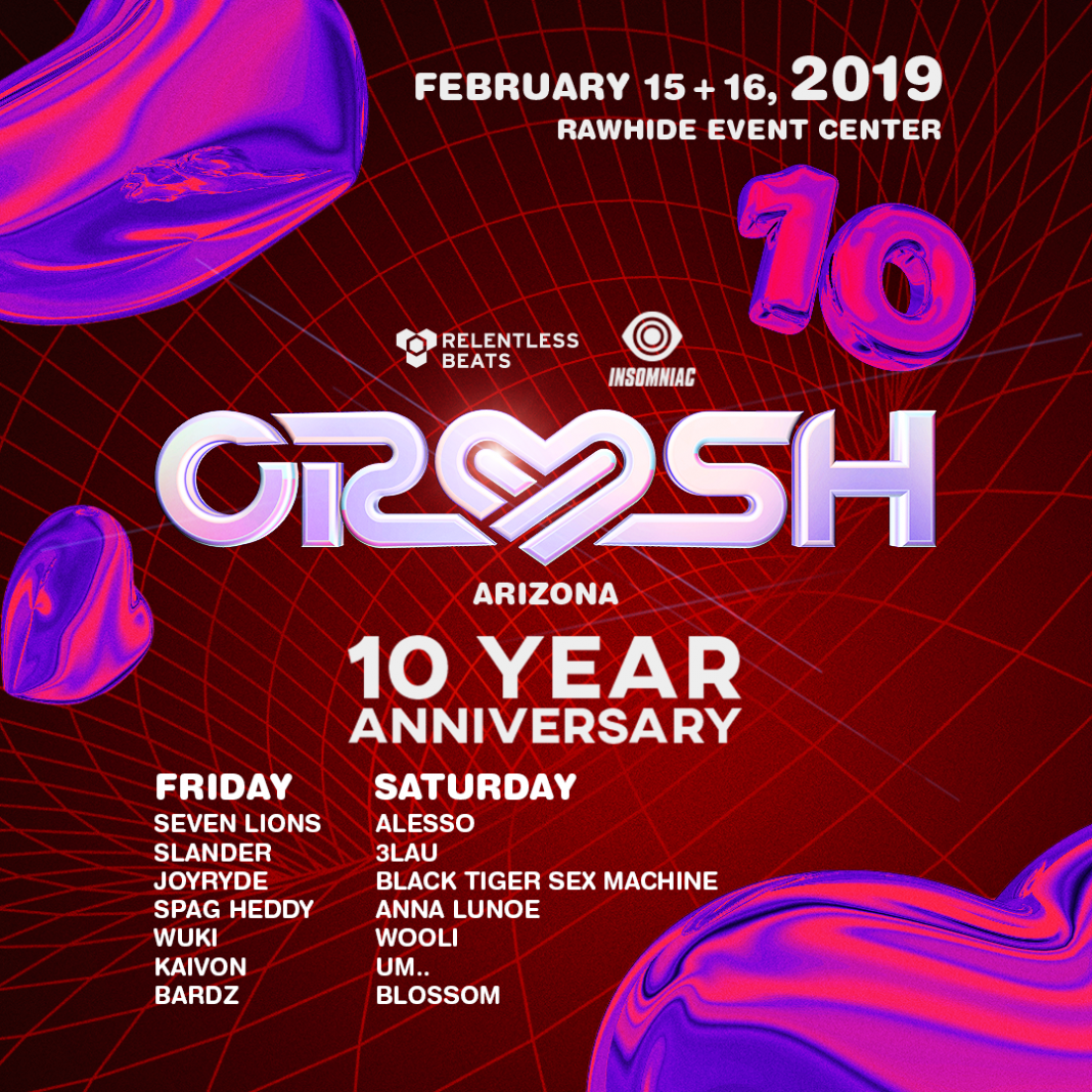 Crush AZ Reveals Full Lineup for 10th Anniversary Edition EDM Identity
