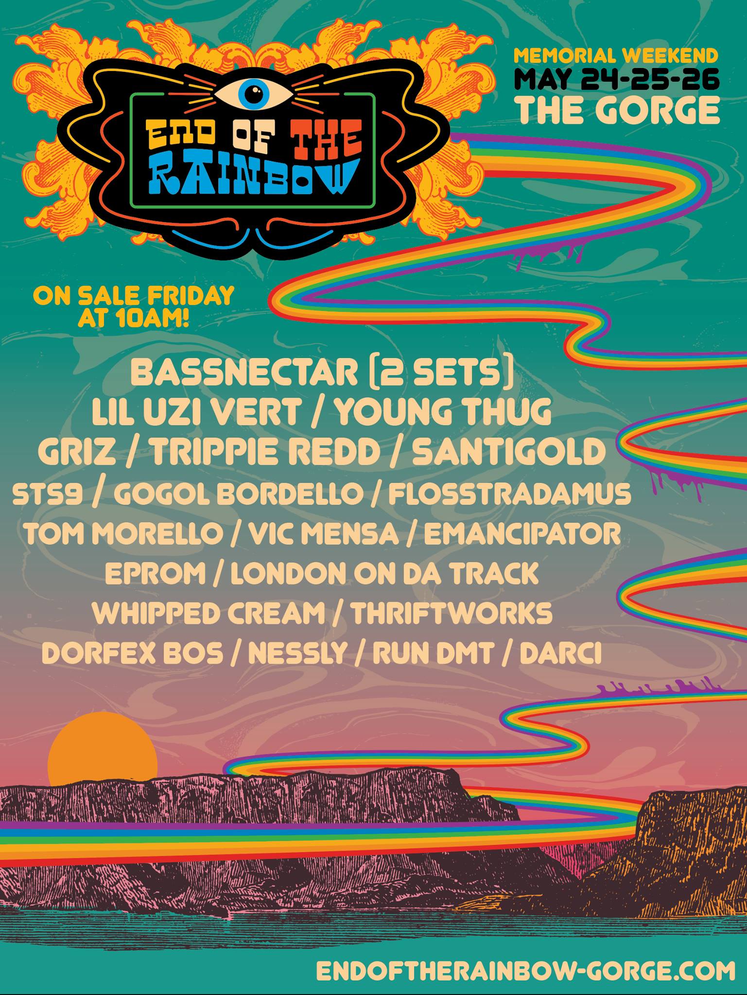 End of the Rainbow 2019 Lineup