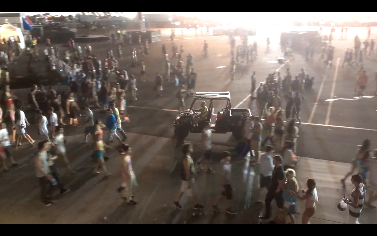 EDC Las Vegas 2012 Evacuates