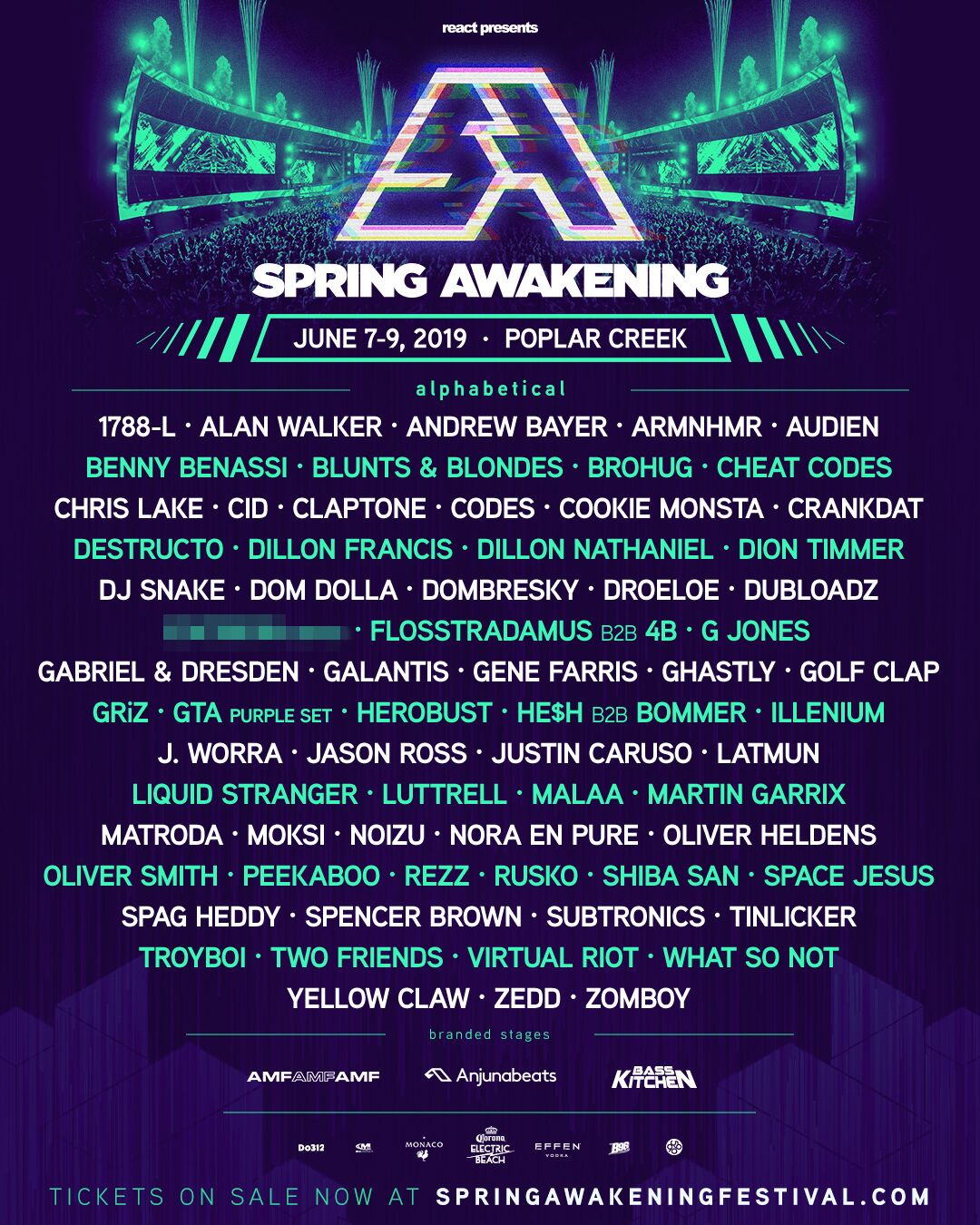 Spring Awakening Drops Full Lineup for 2019 Edition | EDM Identity