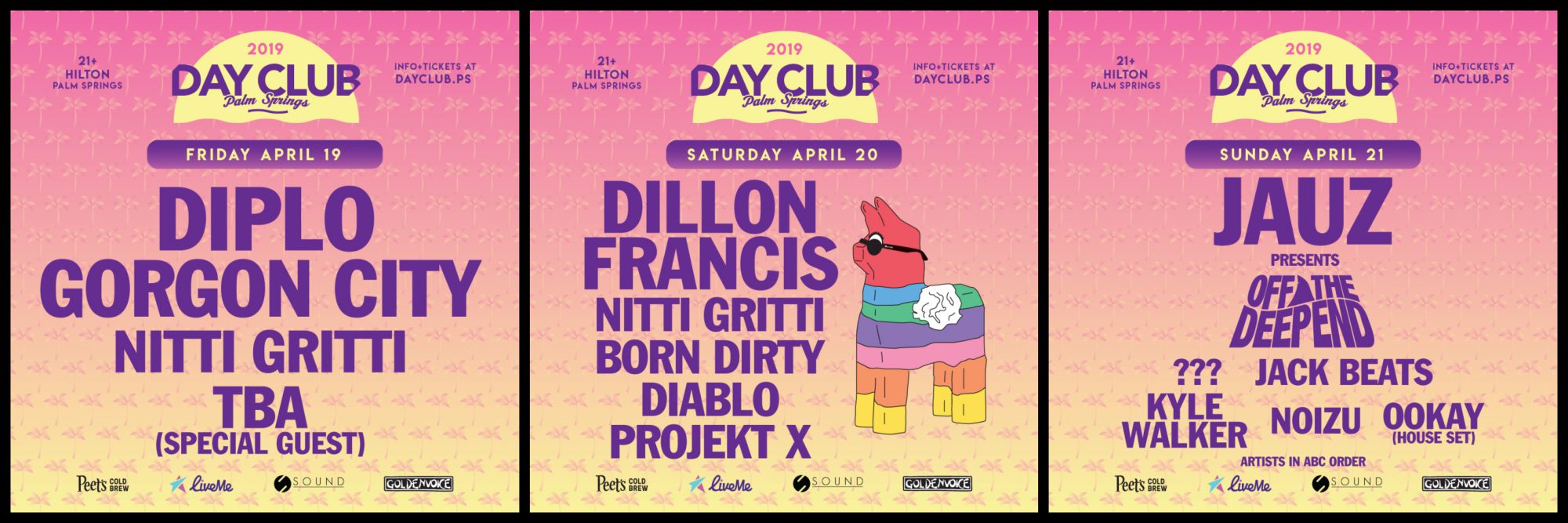 Day Club Palm Springs 2019 Lineup - Weekend 2