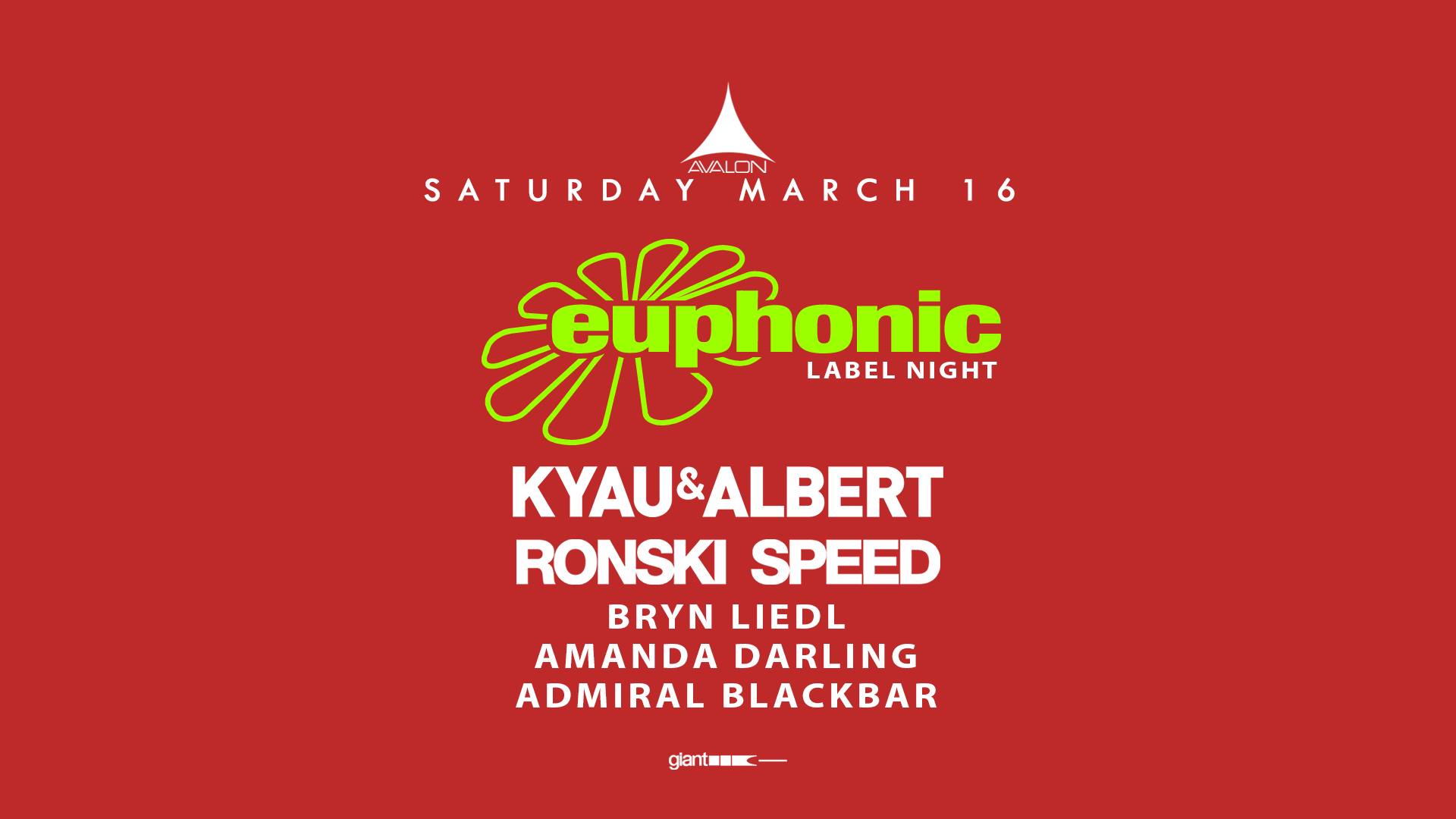 Euphonic Label Night Avalon Hollywood