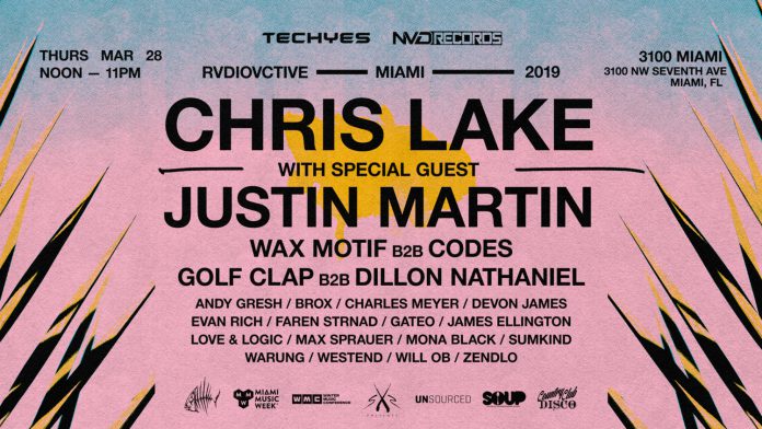 RVDIOVCTIVE Miami 2019 Lineup RVDIOVCTIVE Miami 2019 Lineup