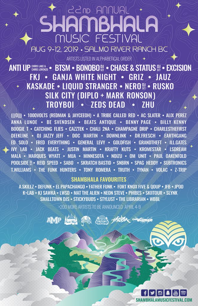 SMF 2019 Headliner Phase One Lineup