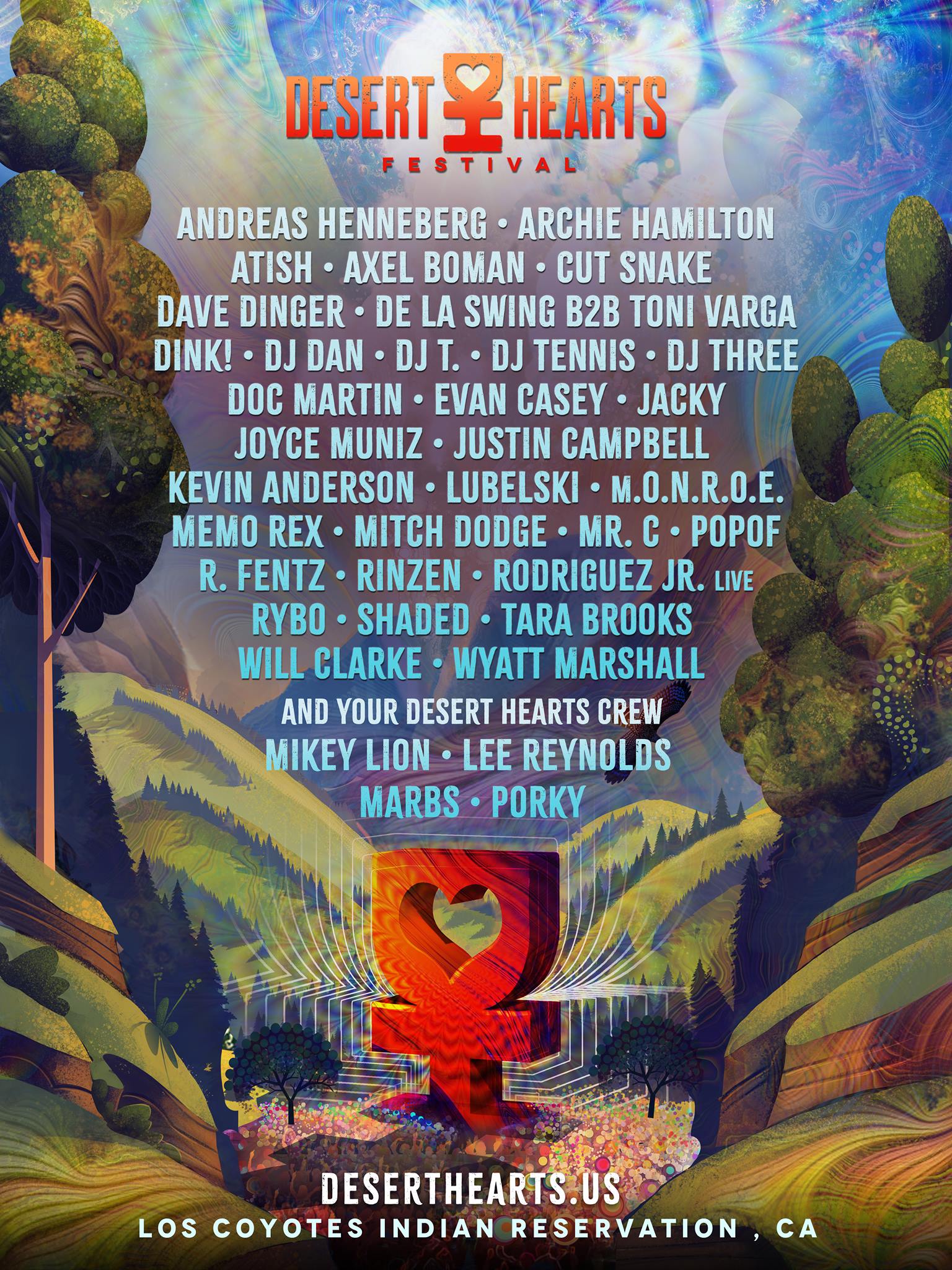 Desert Hearts Festival 2019 Lineup