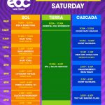 Camp EDC 2019 Activities Schedule - Saturday
