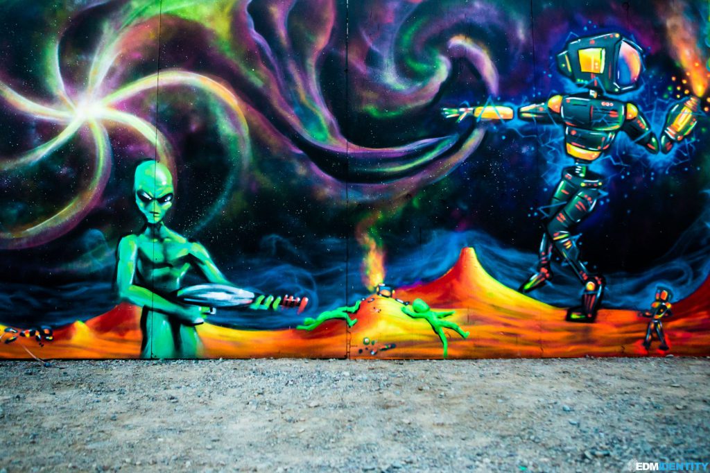 Spray Paint Art - Phoenix Lights 2019