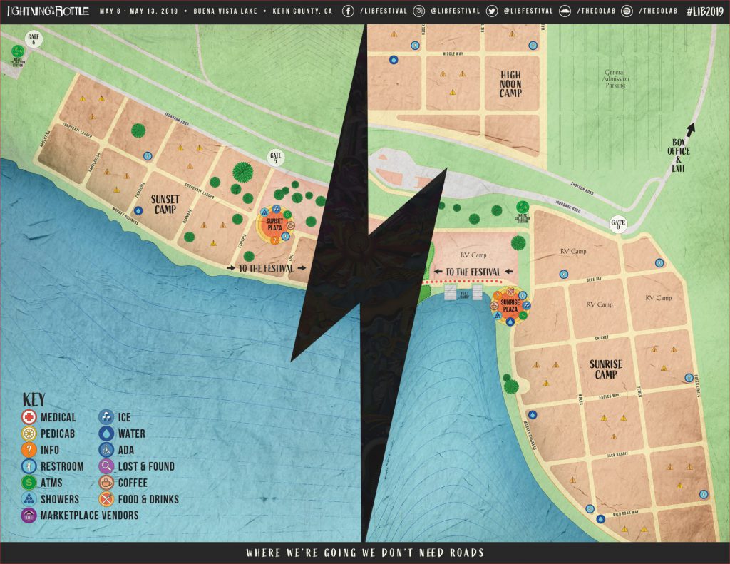 Lightning in a Bottle 2019 - Camping Map