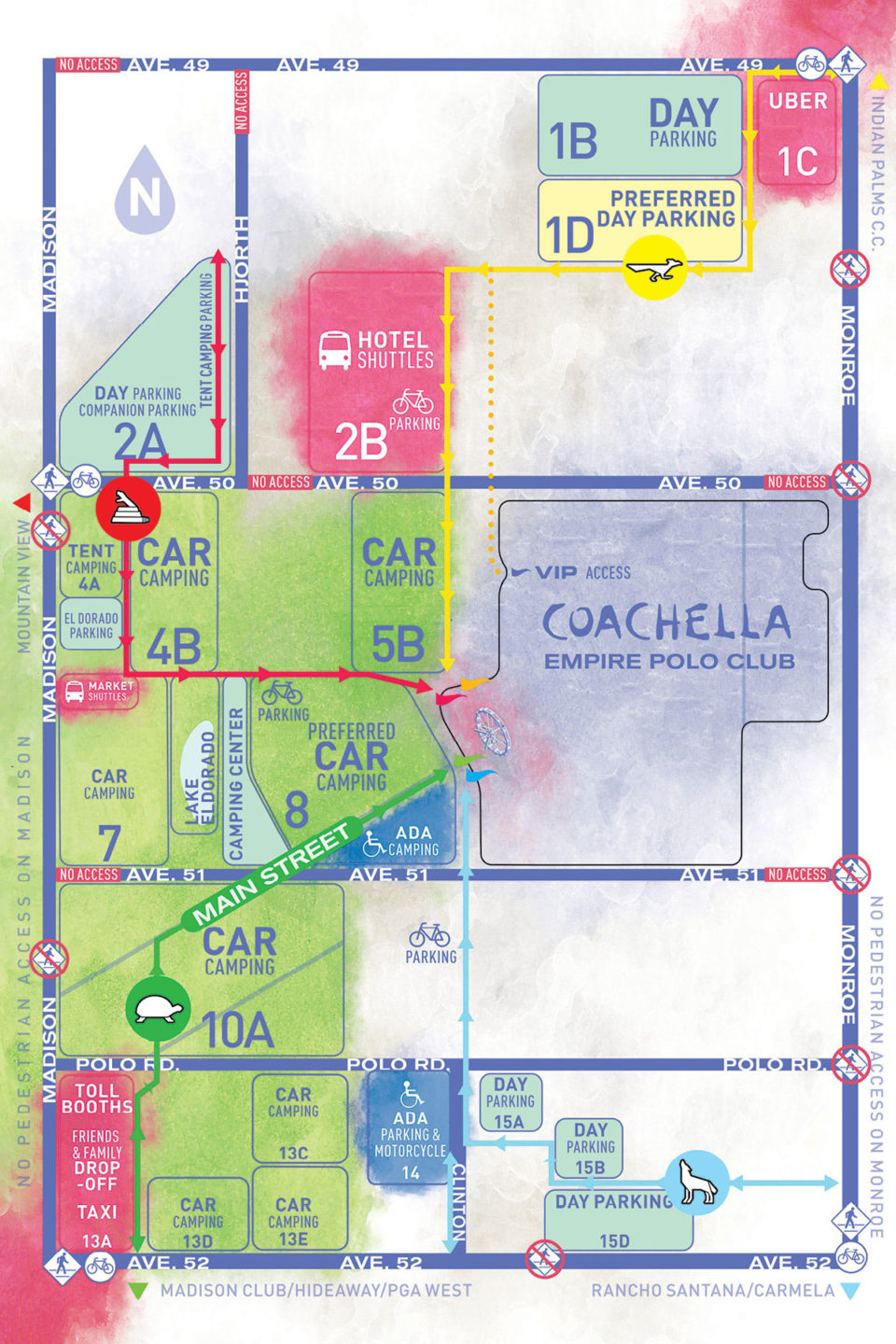 Parking Maps 2019 Coachella