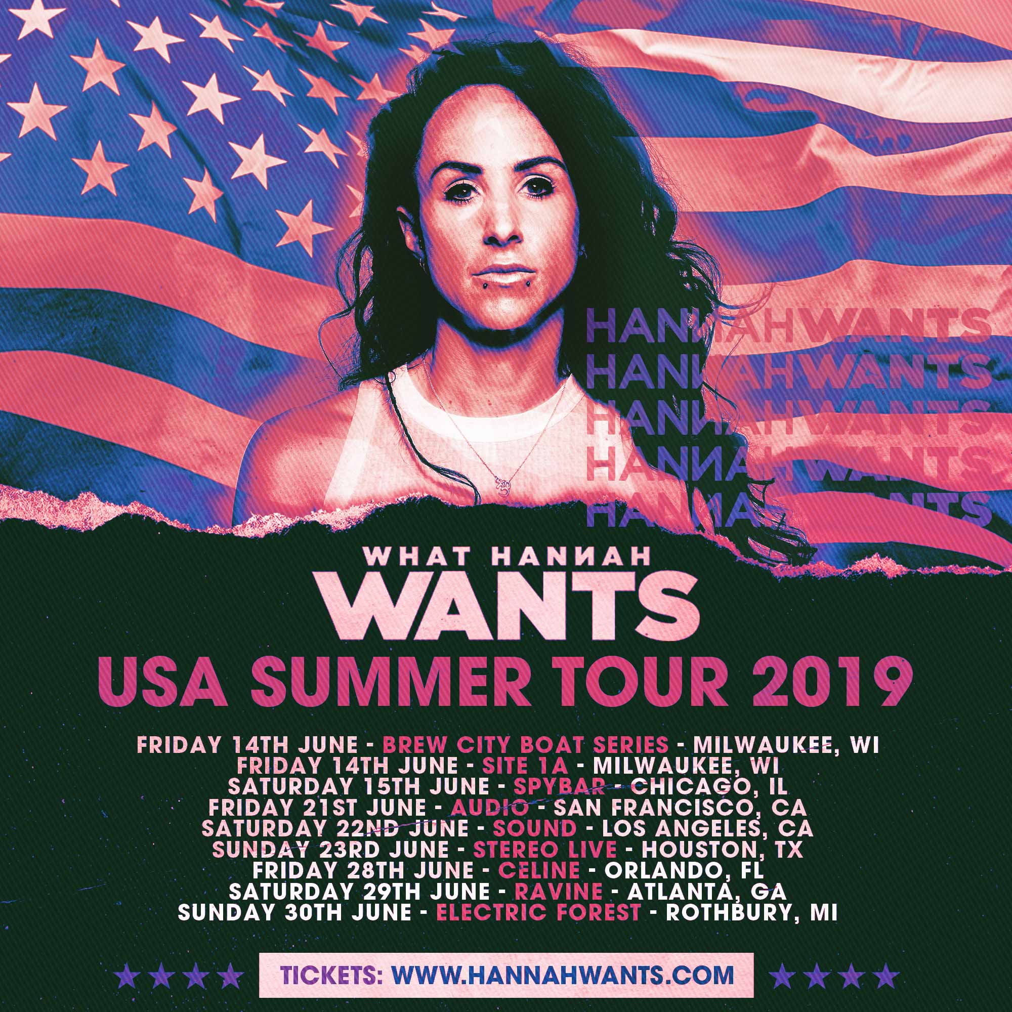 hannah wants tour