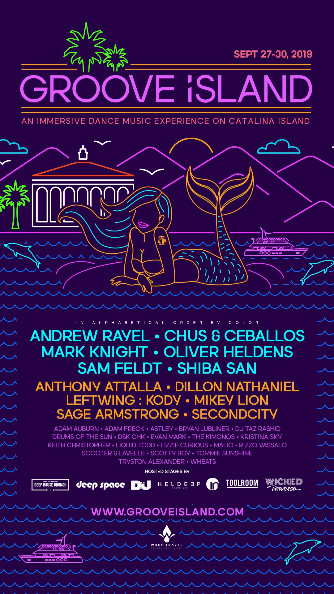 Groove Island 2019 Lineup