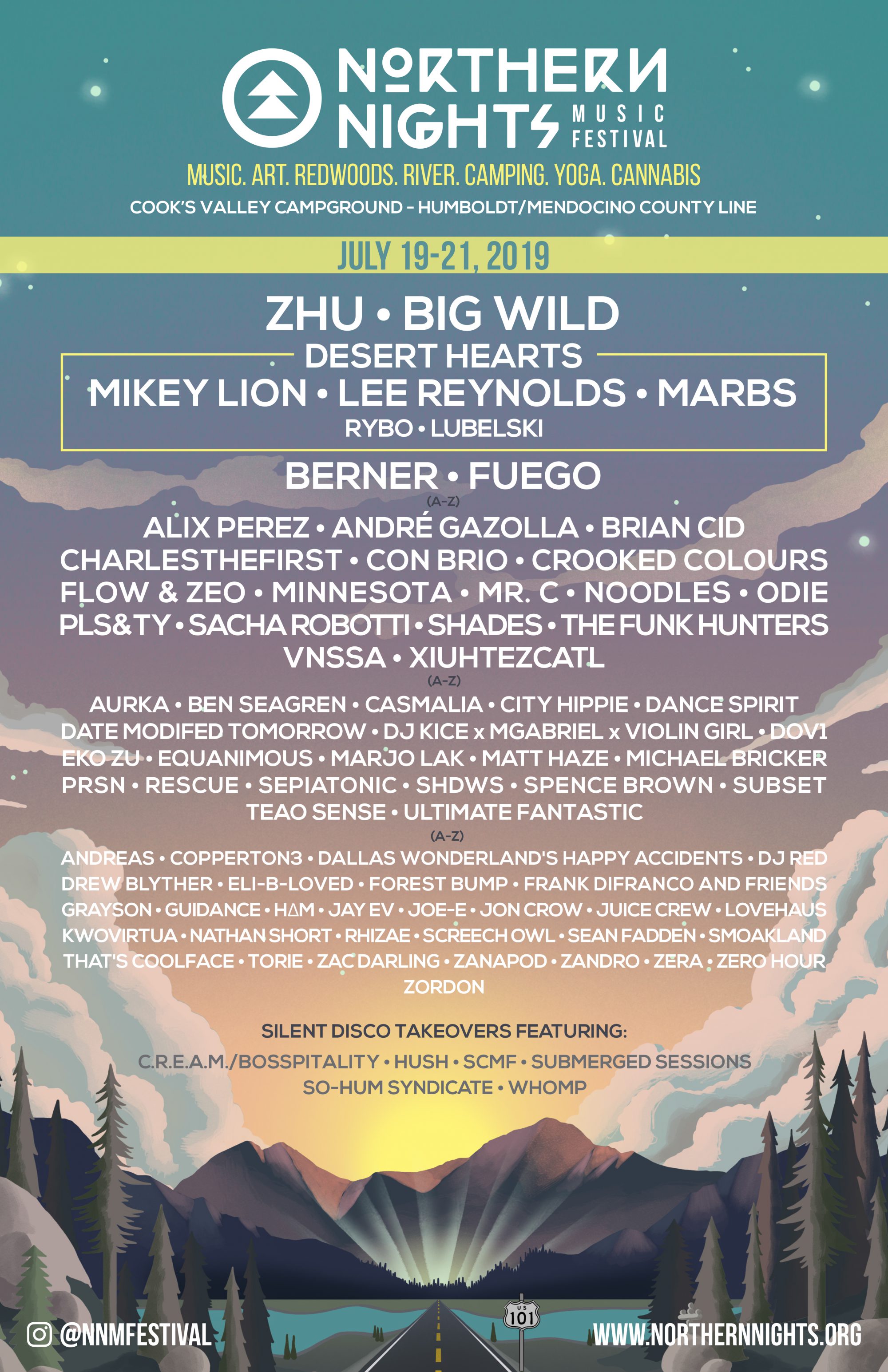 Northern Nights 2019 Lineup