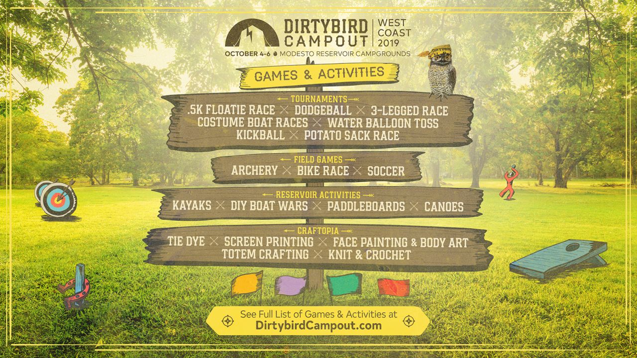 Dirtybird West 2019 Games & Activities