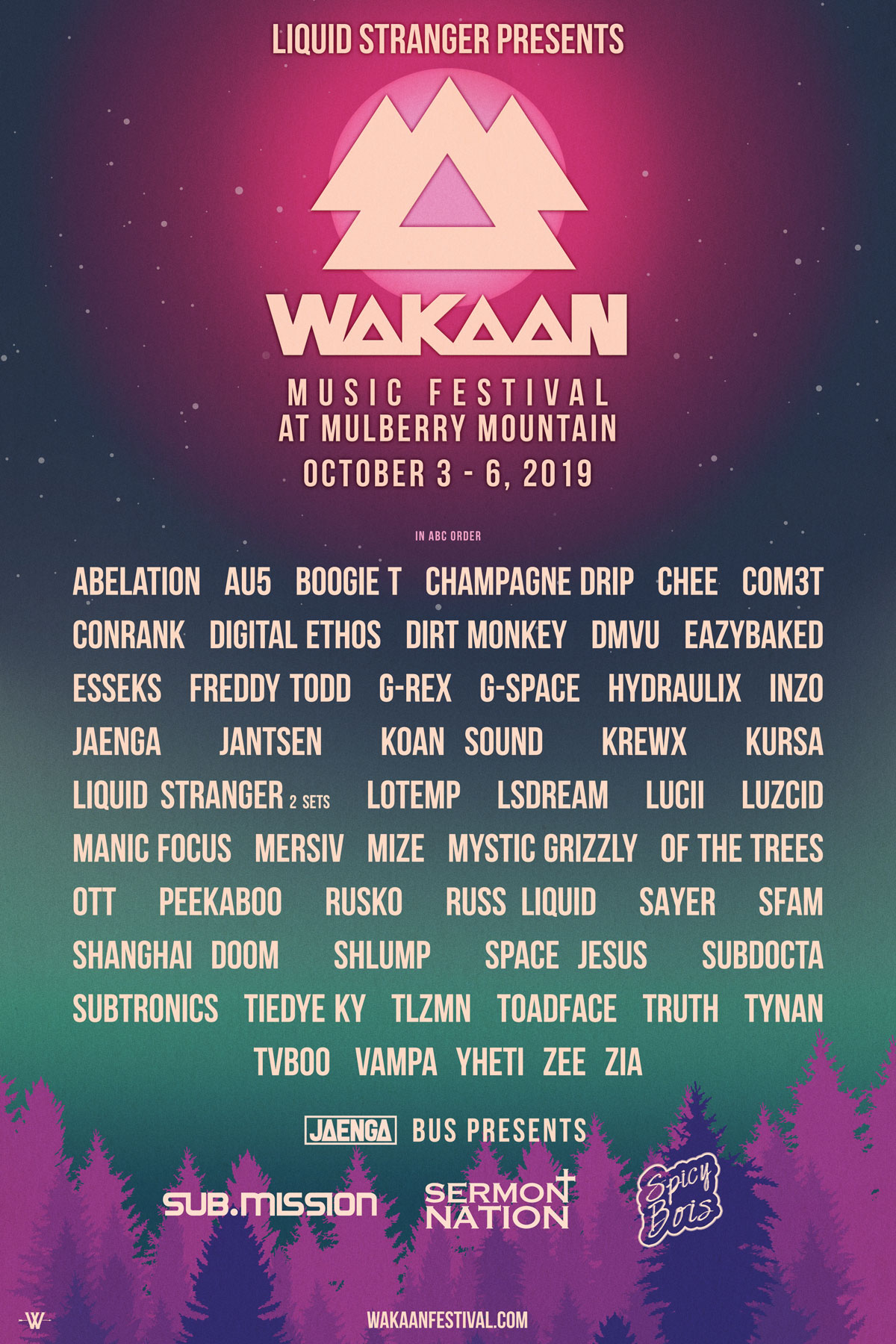 Wakaan Festival 2019 Lineup