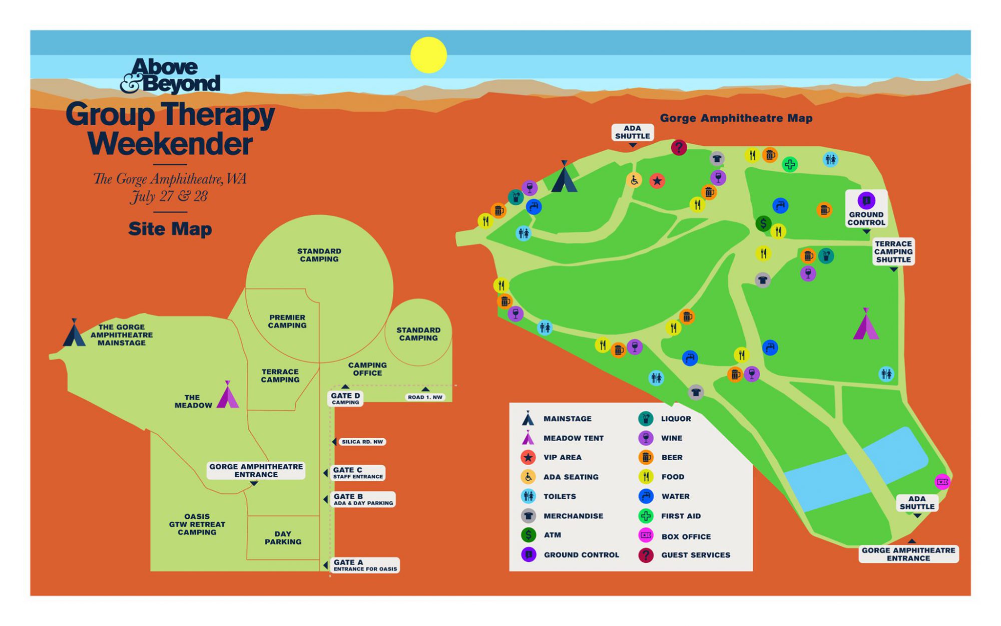 Group Therapy Weekender 2019 Map