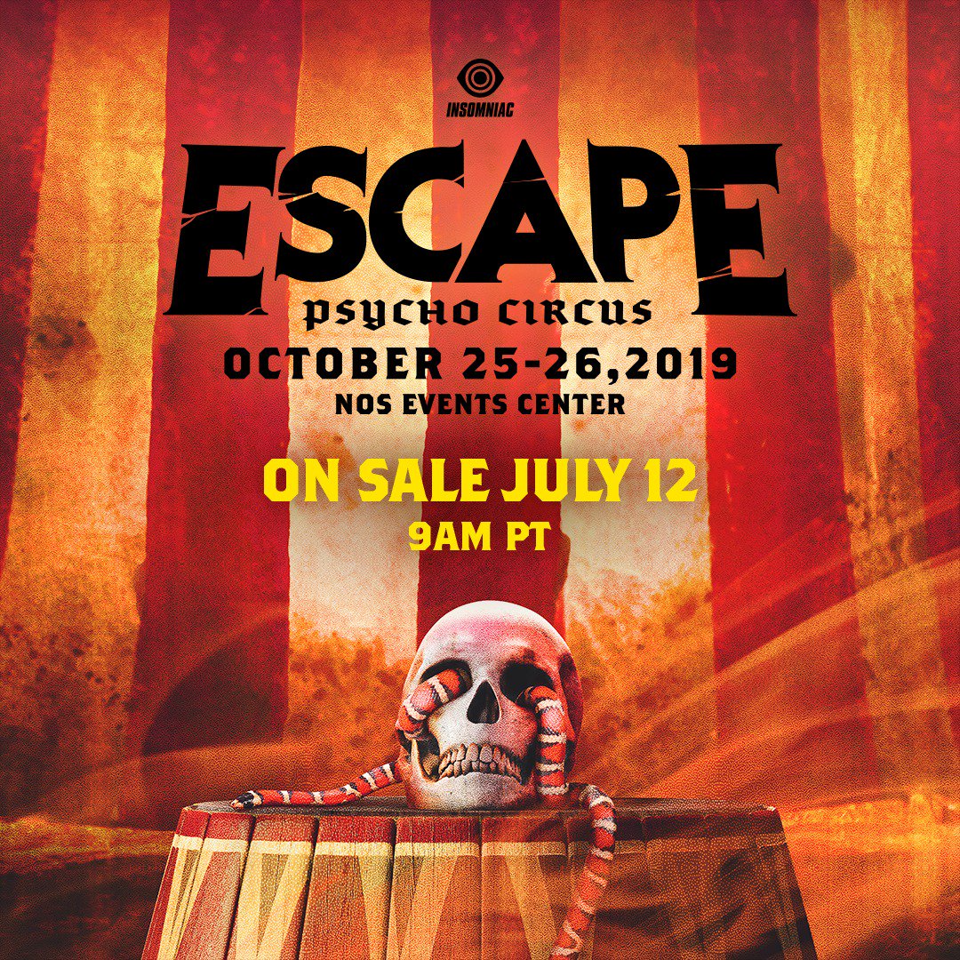 Escape: Psycho Circus 2019 Tickets