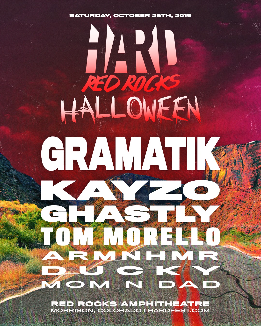 HARD Red Rocks 2019 Lineup