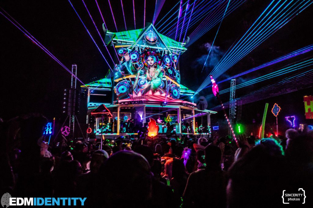 Shambhala 2019 Pagoda Lasers