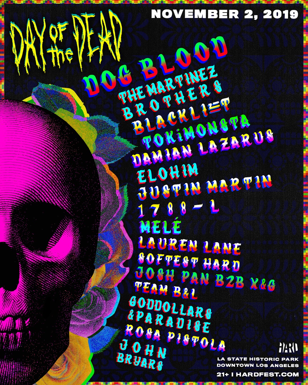 HARD Day of the Dead 2019 Lineup